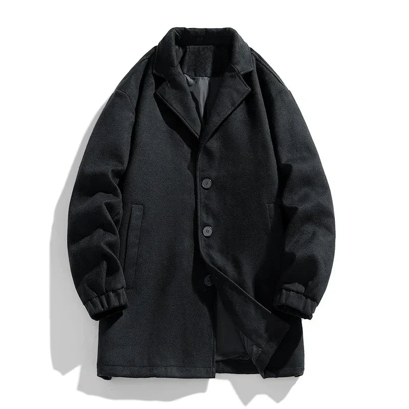 Trench Classique avec Boutons pour Homme | Parfait pour le Printemps et l'Automne