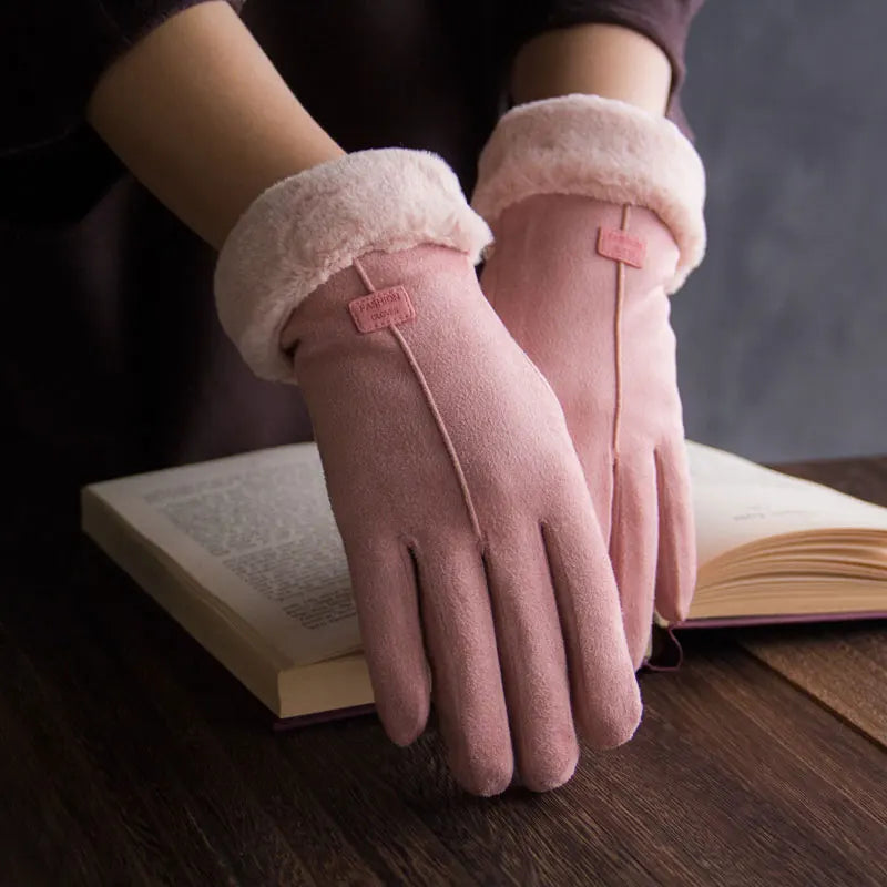 Gants Femmes Hiver Doublure Polaire Chaude - LuxeStyle
