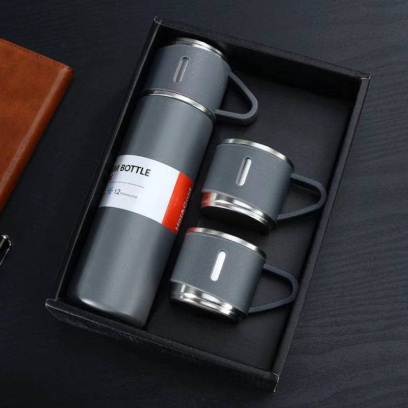 Thermos de Voyage Isolé avec Gobelet Intégré