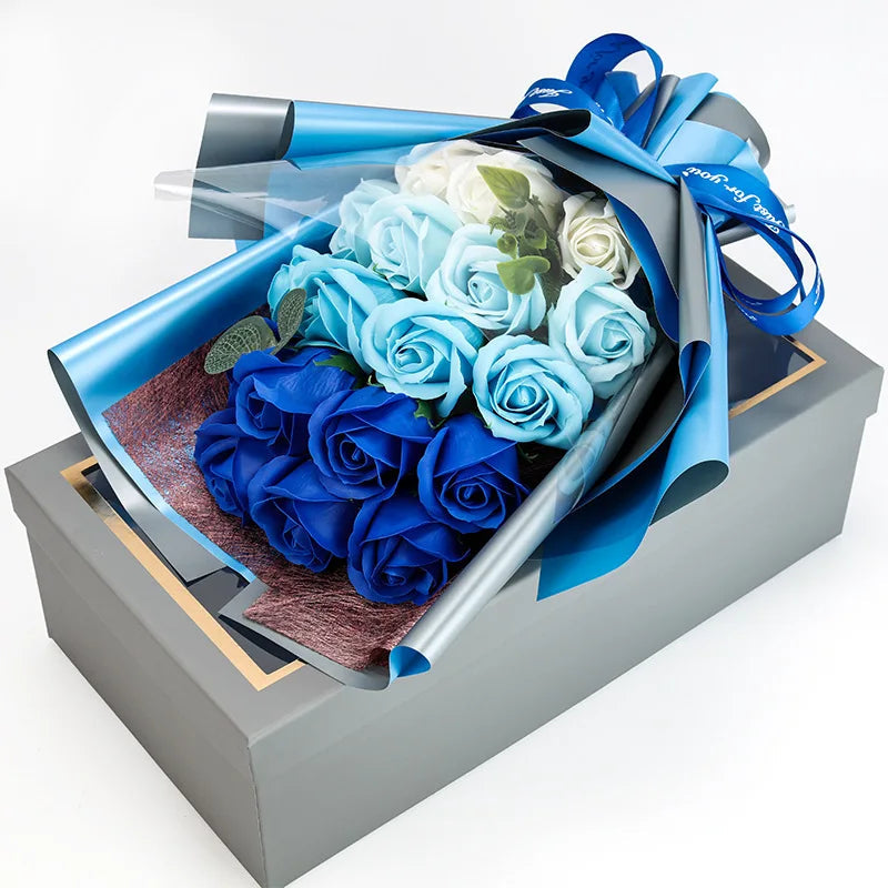 Bouquet de Roses Élégant avec Fleurs Exotiques