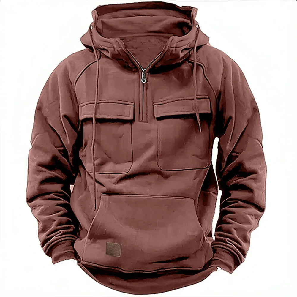 Sweat à capuche chaud et décontracté pour homme