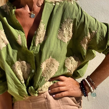 Blouse Été Légère Femme - Haut Décontracté Chic Boho