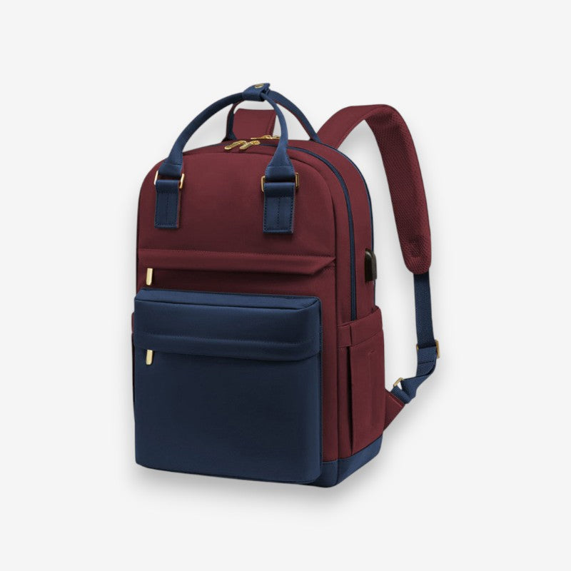 Sac à Dos Femmes avec Bandoulières Réglables et Port USB - LuxeStyle