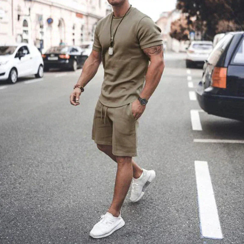 Tenue Été Homme – Chemise Décontractée & Short Slim