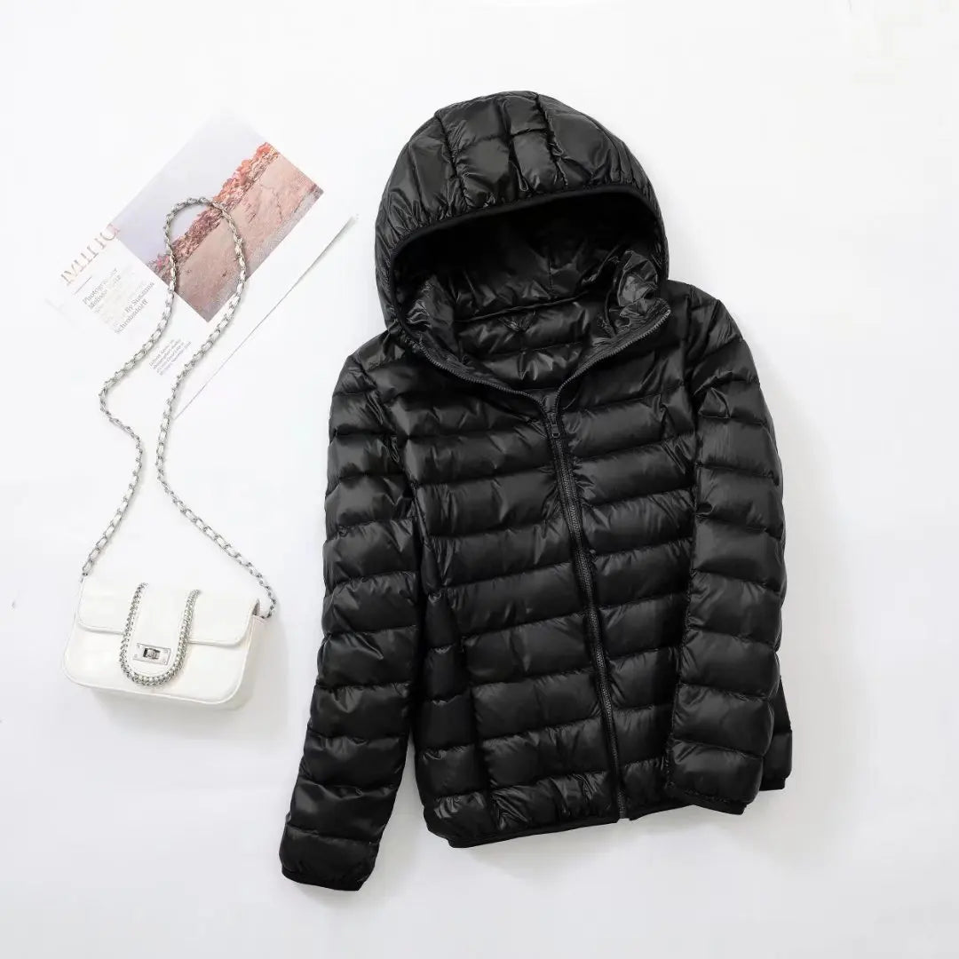 Parka femme polaire bleu foncé