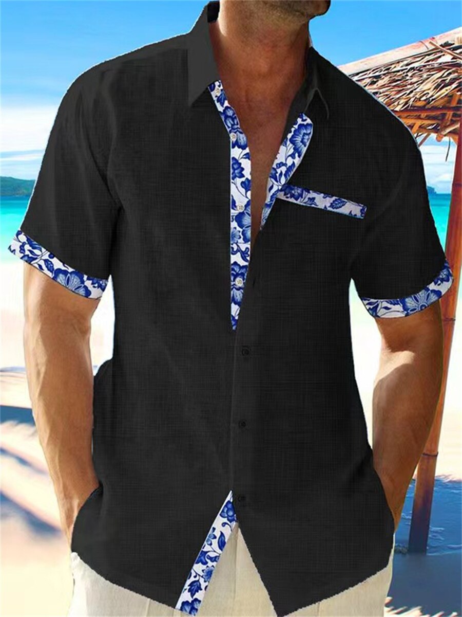 Chemise Estivale à Manches Courtes Floral