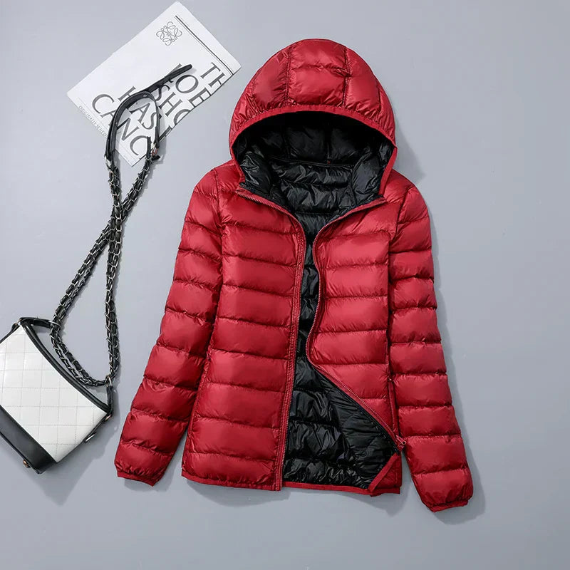 Parka femme polaire bleu foncé