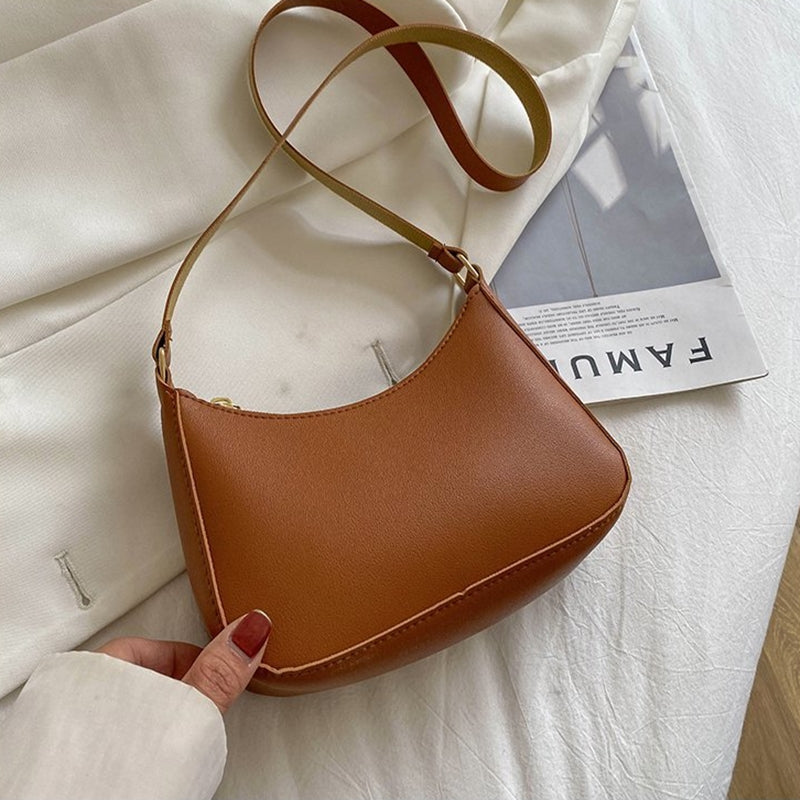 Sac à main coloré en faux cuir pour femme