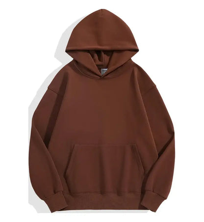 Sweat à Capuche Mixte Noir Avant Poche