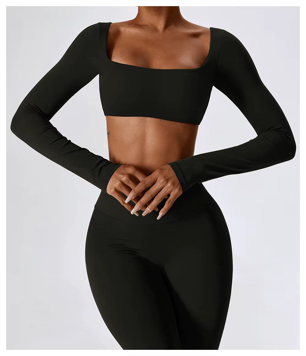 Tenue de Sport Féminine - Ensemble de Yoga Confortable avec Legging Large et Haut Moulant - LuxeStyle