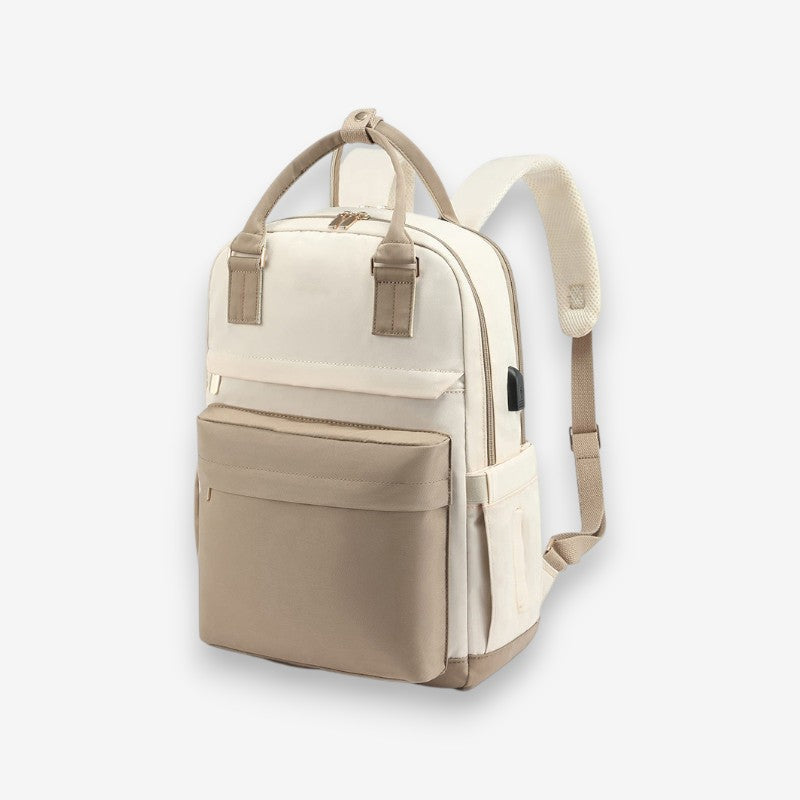 Sac à Dos Femmes avec Bandoulières Réglables et Port USB