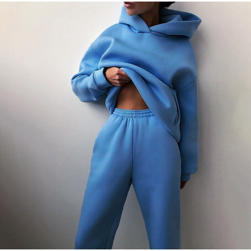 Ensemble Jogging Femme Décontracté - Tenue Confortable Oversize