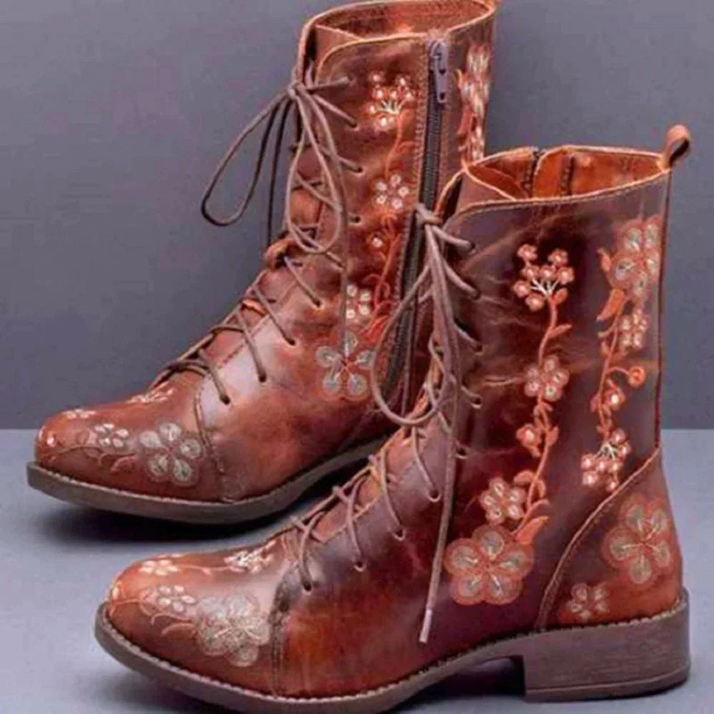 Bottes Haut de Gamme à Lacets Tendances