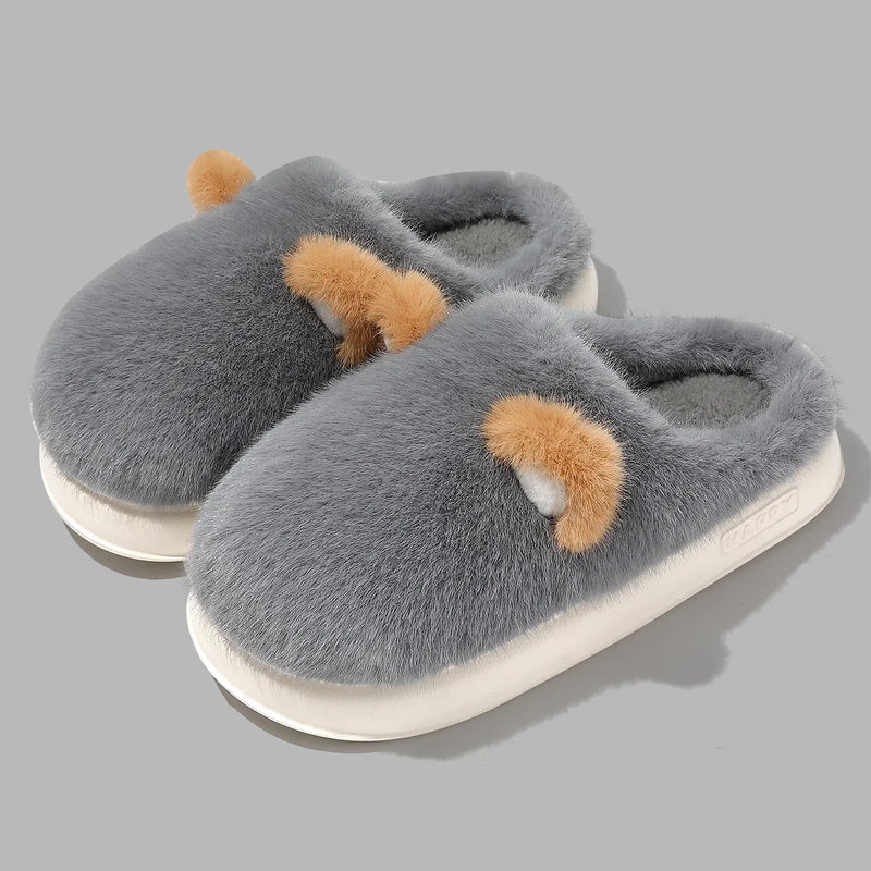 Chaussons Confortables à Semelle Grip