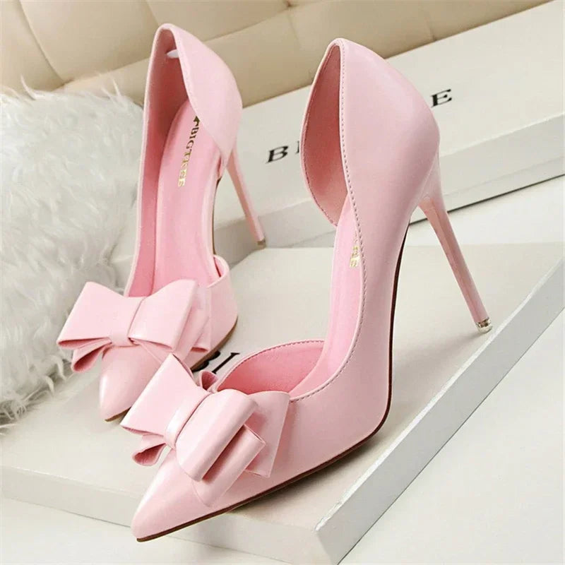 Chaussures Femmes Talons Hauts Rose Élégant - LuxeStyle