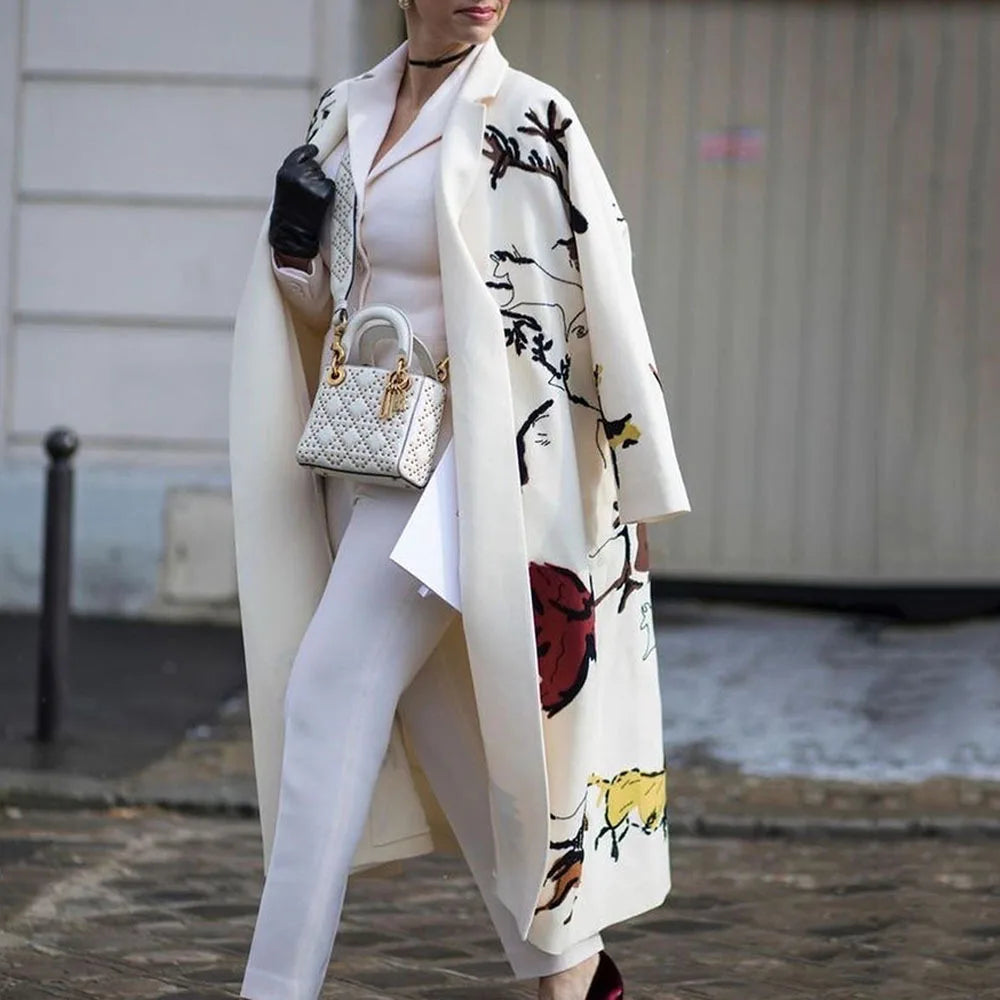 Manteau femme à carreaux colorés hiver