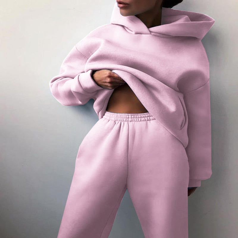 Ensemble Jogging Femme Décontracté - Tenue Confortable Oversize