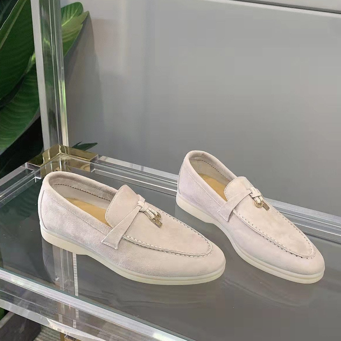 Juliette™ – Mocassin Femme en Daim Élégance et Confort Durable