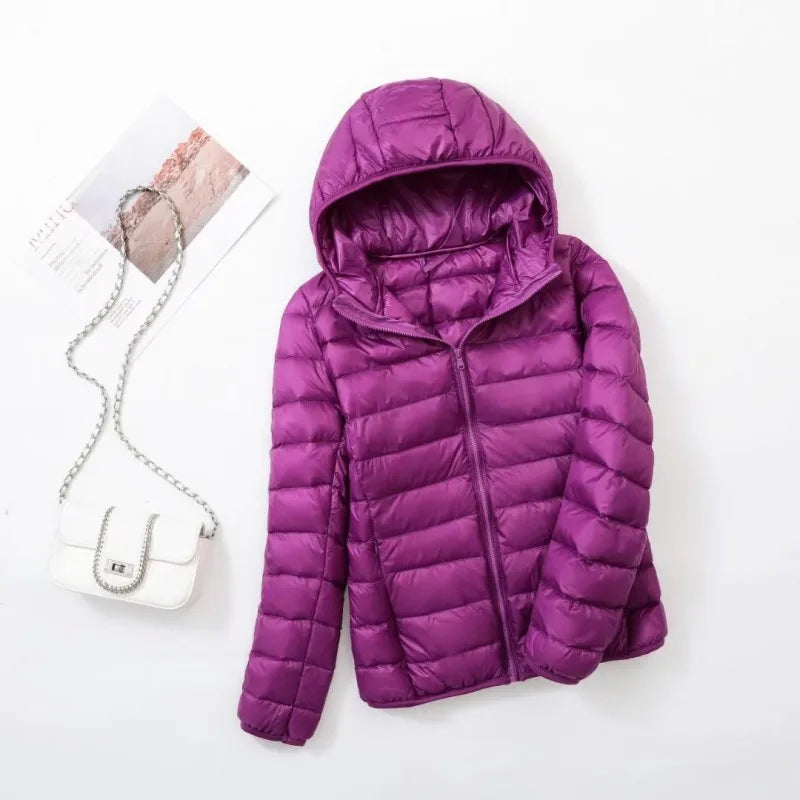 Parka femme polaire bleu foncé