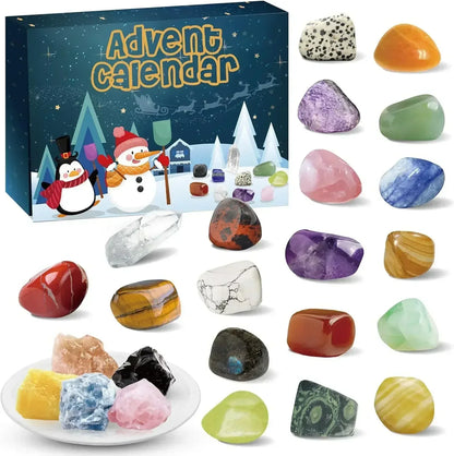 Calendrier de l'Avent Minéraux et Pierres Rares 24 Compartiments