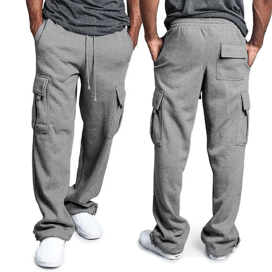 Pantalon Cargo Homme Noir Utilitaire - LuxeStyle