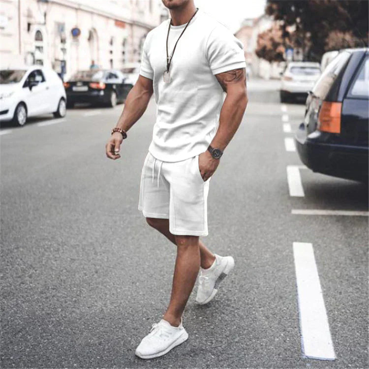 Tenue Été Homme – Chemise Décontractée & Short Slim - LuxeStyle