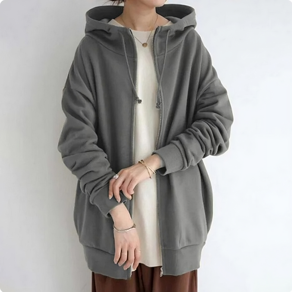 Sweat à capuche confortable avec poche et cordon ajustable
