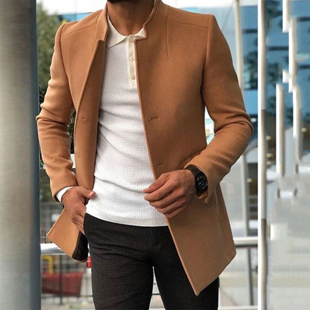 Manteau Homme Beige Chic à ColMontant - LuxeStyle