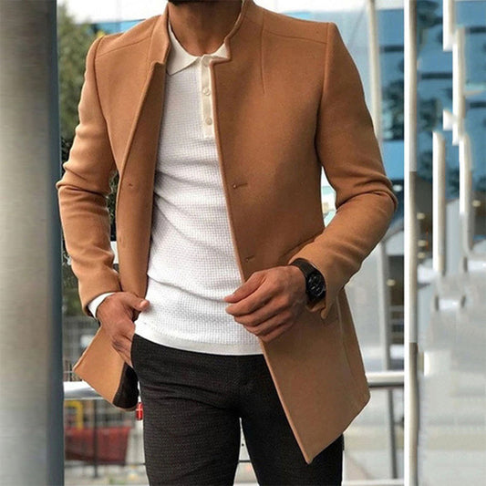 Manteau Homme Beige Chic à ColMontant - LuxeStyle