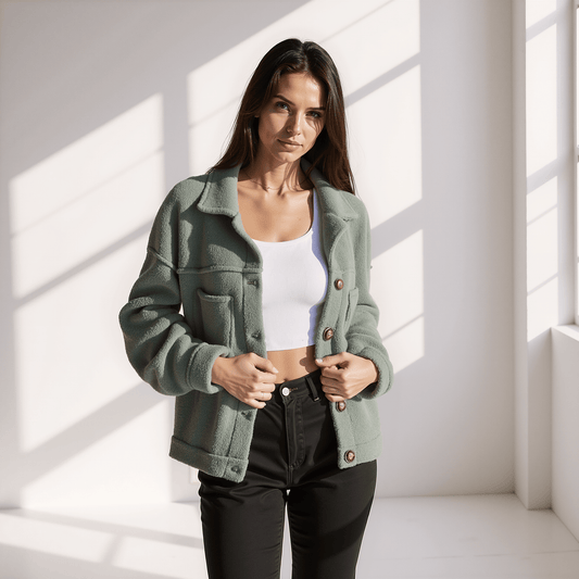 Manteau Femme Hiver Douillet à Fermeture Éclair - LuxeStyle