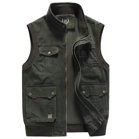 Gilet Cuir Classique Homme Sans Manches - LuxeStyle