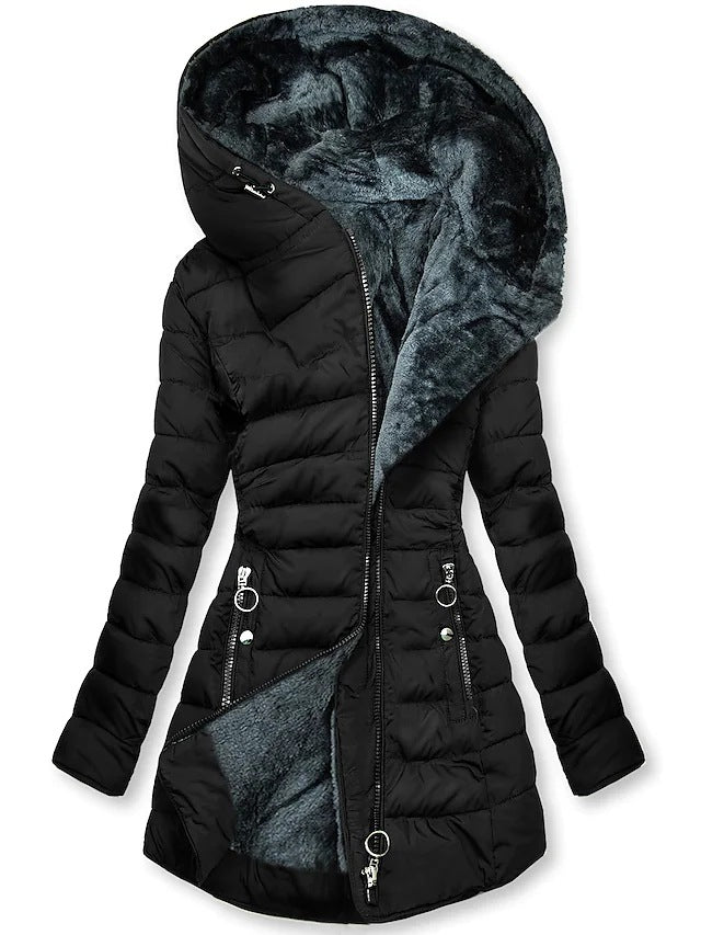 Manteau Femme Élégant Long Hiver