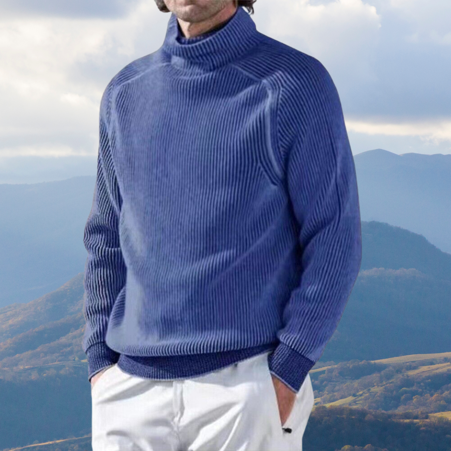 Pull Col Roulé Douillet pour Homme