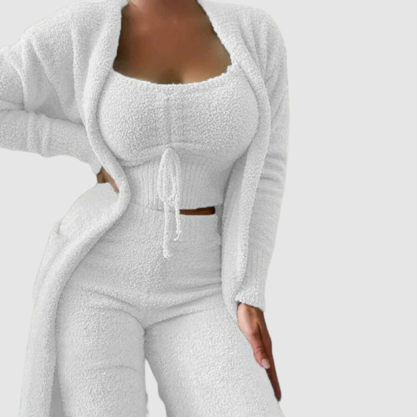 Ensemble Trois Pièces Confortable pour Femme - Idéal pour le Daily et les Soirées