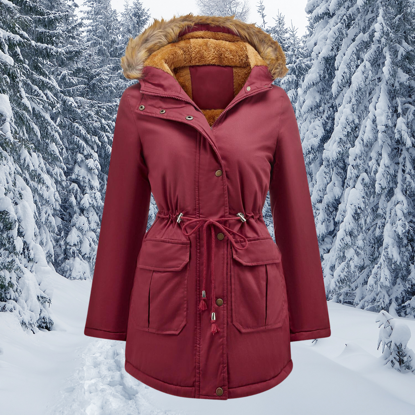 Veste Imperméable Femme avec Capuche Outdoor