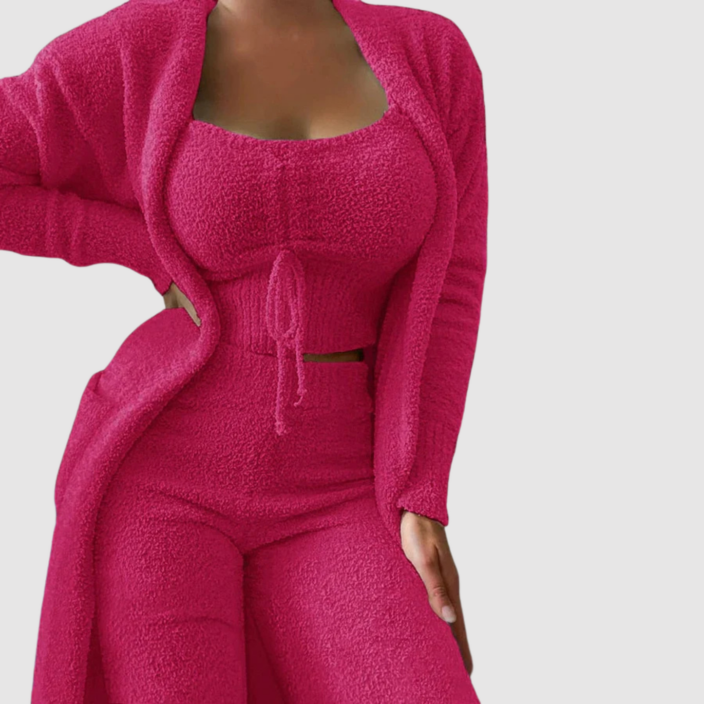 Ensemble Trois Pièces Confortable pour Femme - Idéal pour le Daily et les Soirées