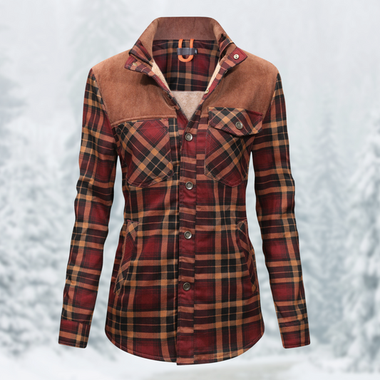 Veste Flanelle Chic pour Femme - BlxckFR