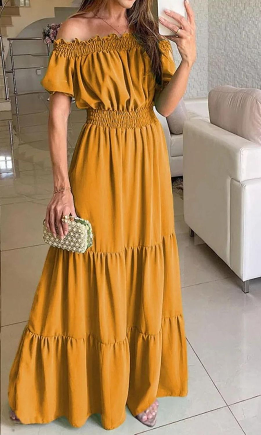 Isabelia™ – Robe d'Été Femme Élégante avec Taille Élastique Confortable
