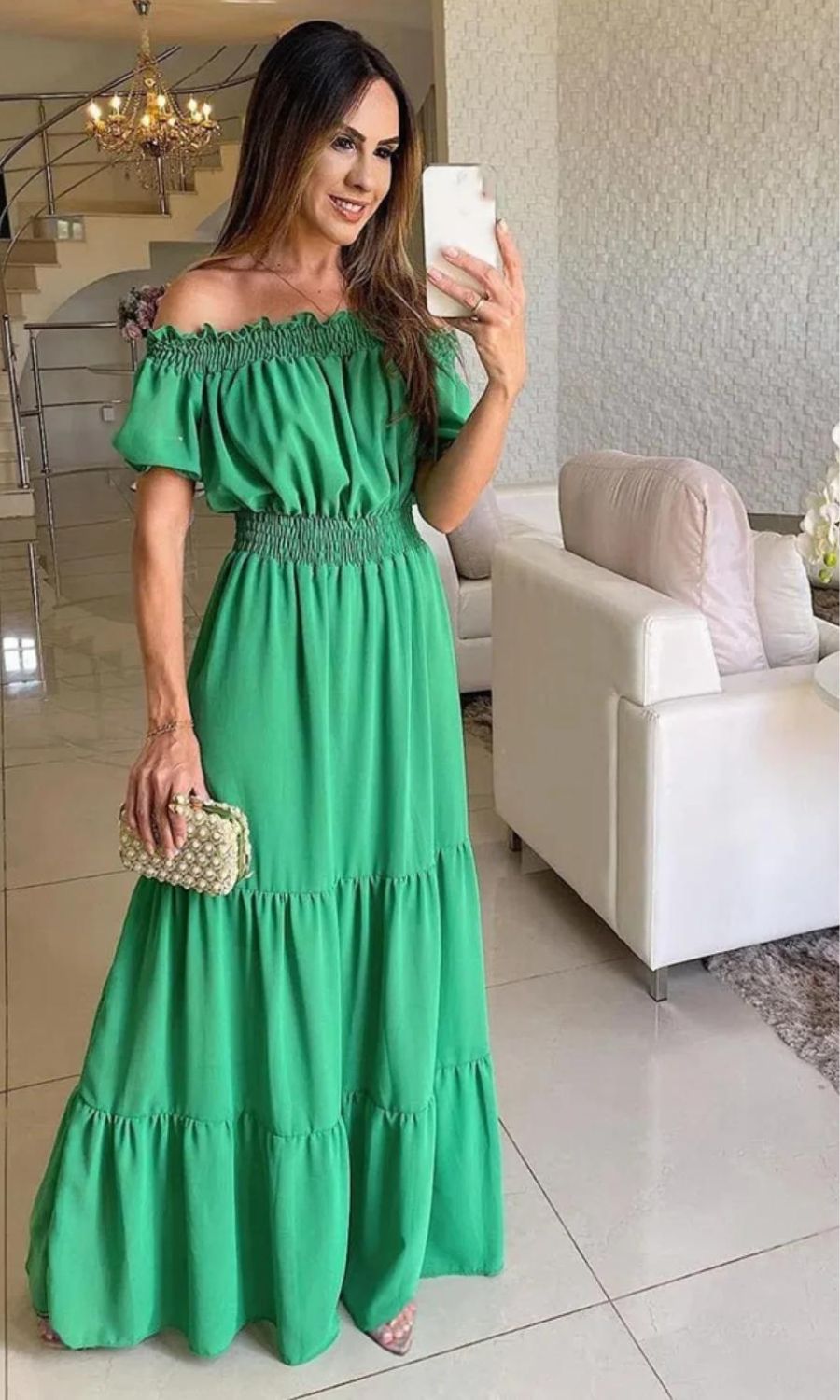 Isabelia™ – Robe d'Été Femme Élégante avec Taille Élastique Confortable