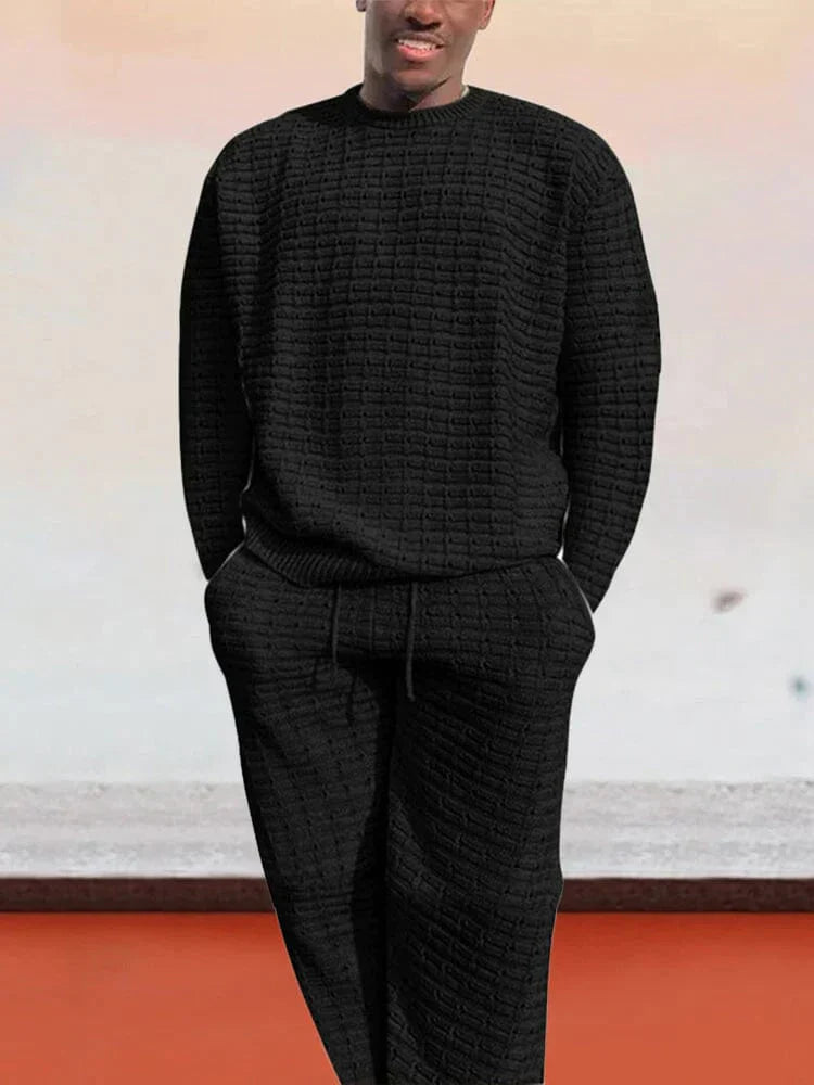 Tenue Décontractée Homme Sweat Long et Pantalon Jogging