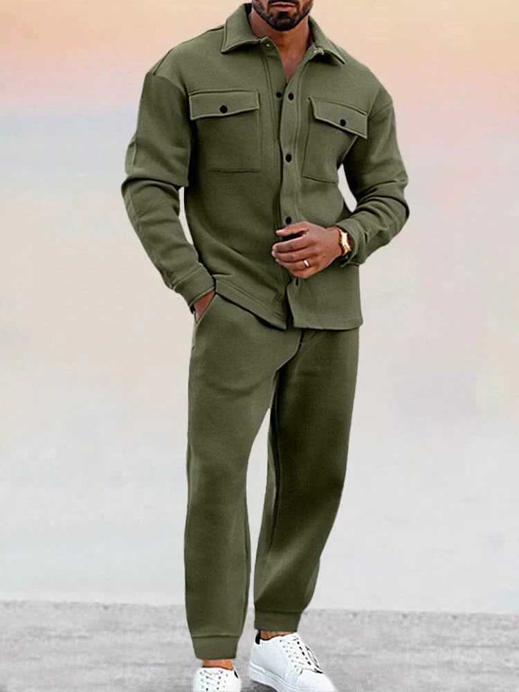 Costume Homme Élégant Complet Veste et Pantalon