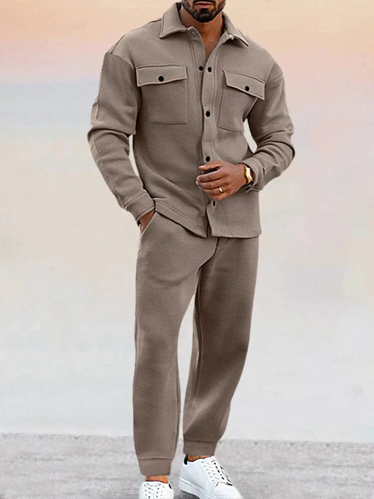 Costume Homme Élégant Complet Veste et Pantalon - LuxeStyle