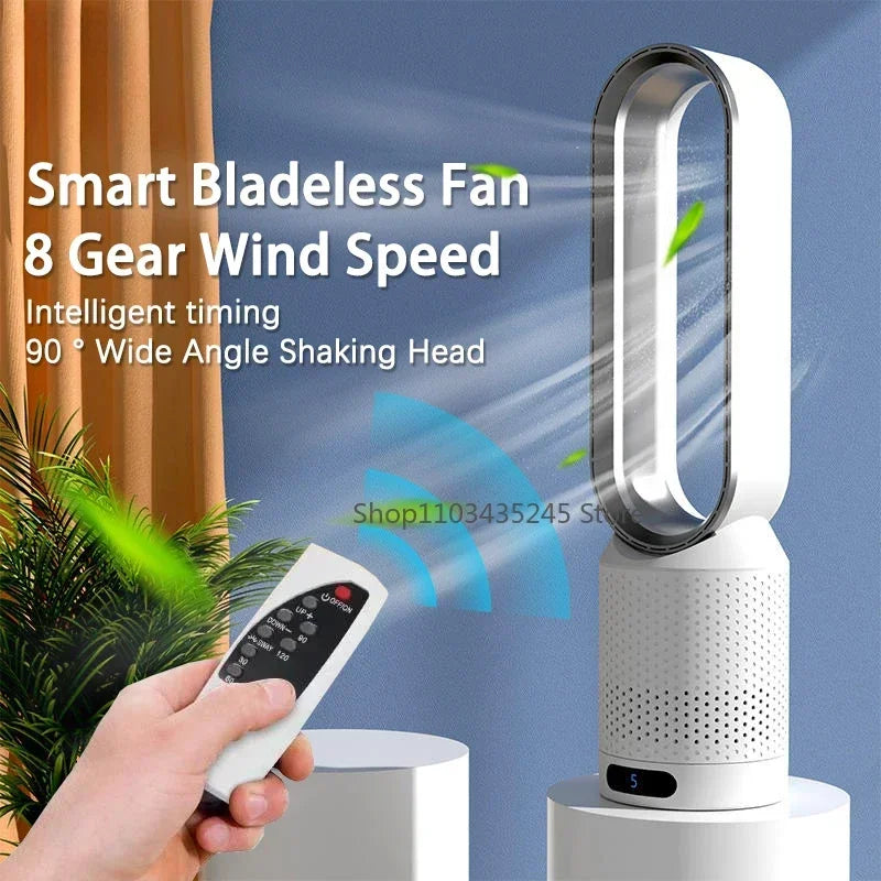 Ventilateur Silencieux à Télécommande avec Rotation - LuxeStyle