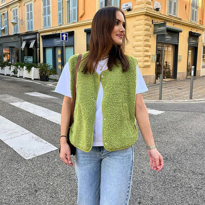 Gilet Douillet pour Femme - Veste Élégante et Féminine