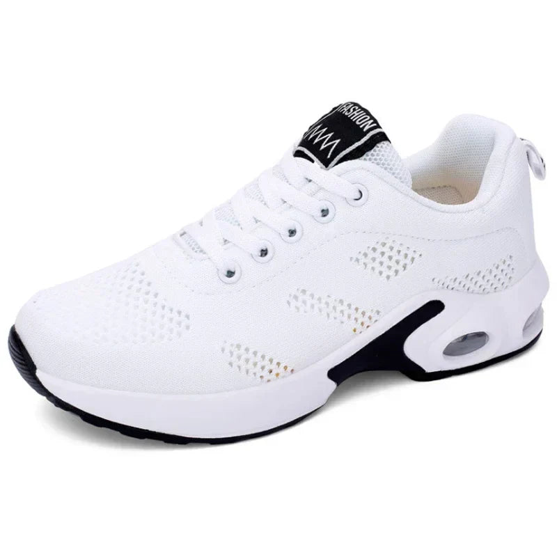 Baskets femme roses et bleues confortables