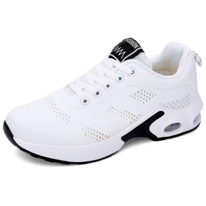 Baskets femme roses et bleues confortables
