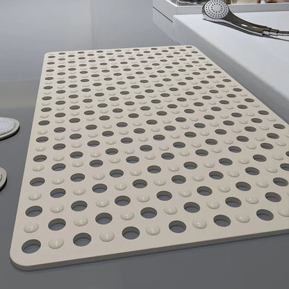 Tapis de douche antidérapant avec drainage rapide