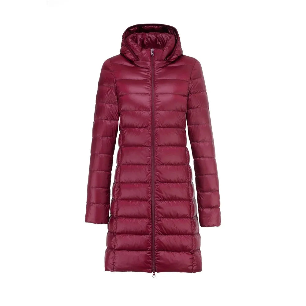 Manteau Hiver Douillet avec Capuche Déachable pour Femme