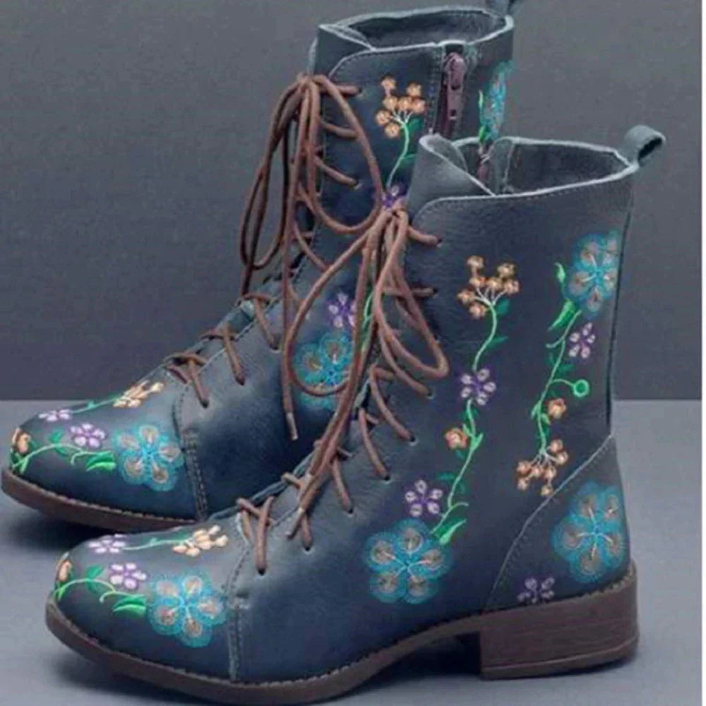 Bottes Haut de Gamme à Lacets Tendances