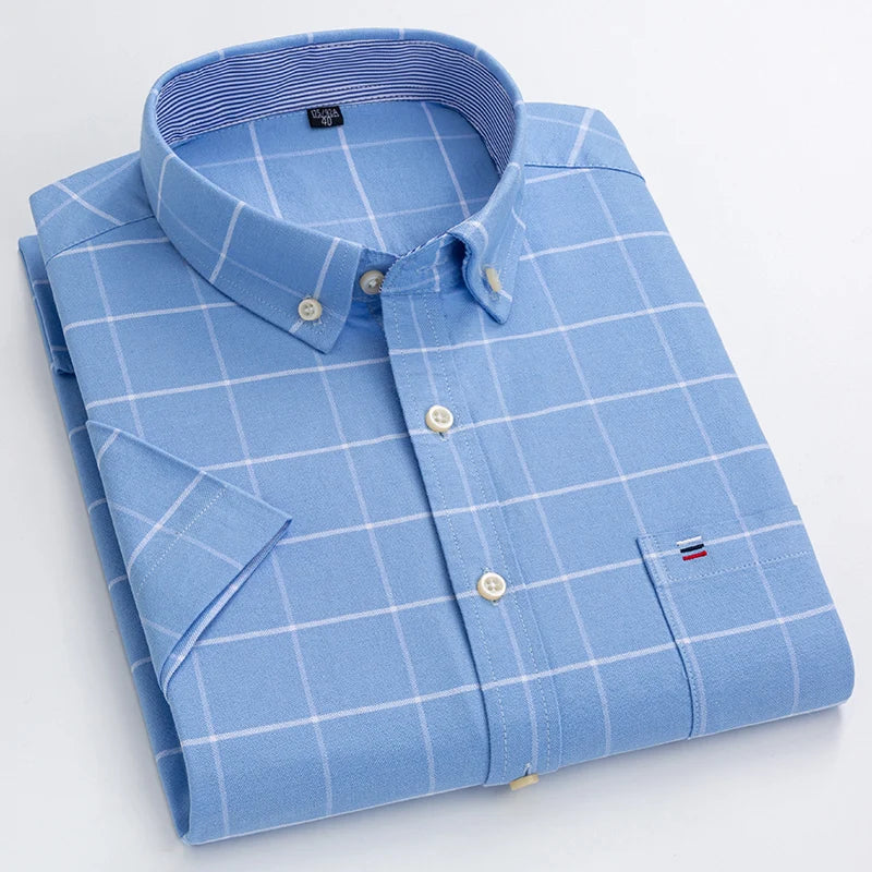 Chemise Homme Manches Courtes Décontractée